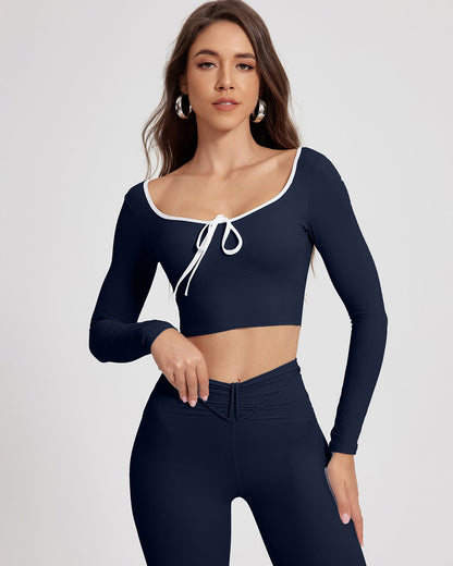 Oona Long Sleeve - Navy