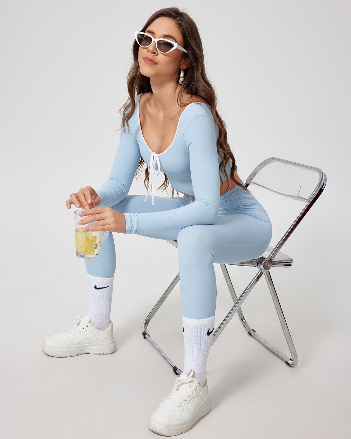 Oona Long Sleeve - Sky Blue