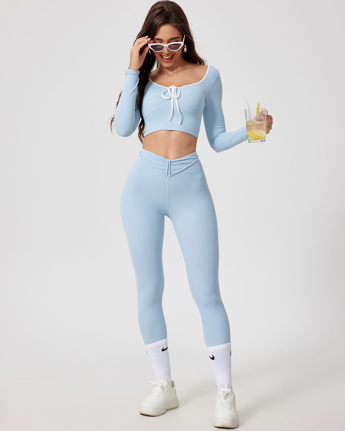 Oona Long Sleeve - Sky Blue