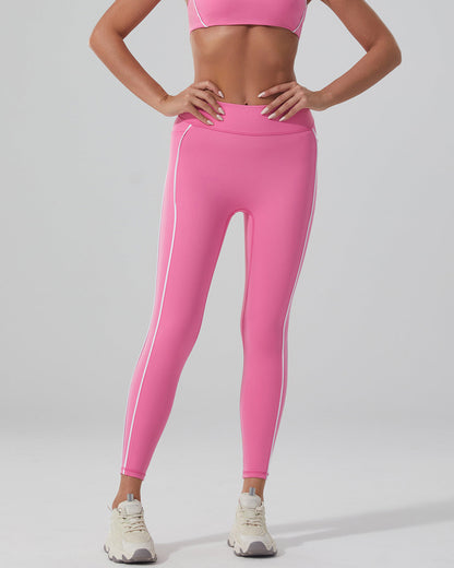 Pearl Seamless Leggings - Pink