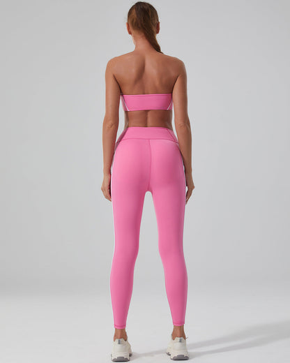 Pearl Seamless Leggings - Pink