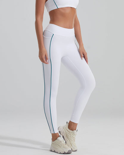 Pearl Seamless Leggings - White