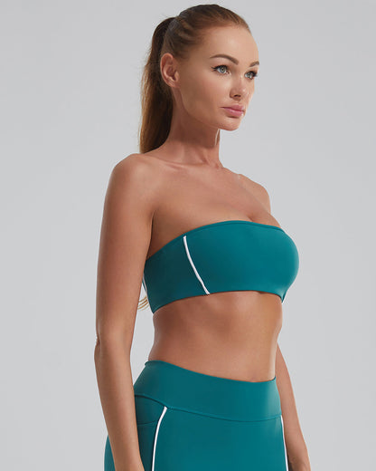 Pearl Tank Bra - Teal