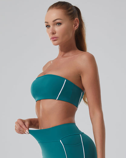 Pearl Tank Bra - Teal
