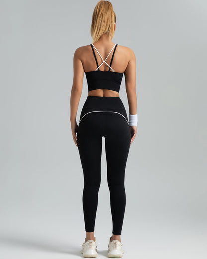 Primrose Seamless Leggings - Black