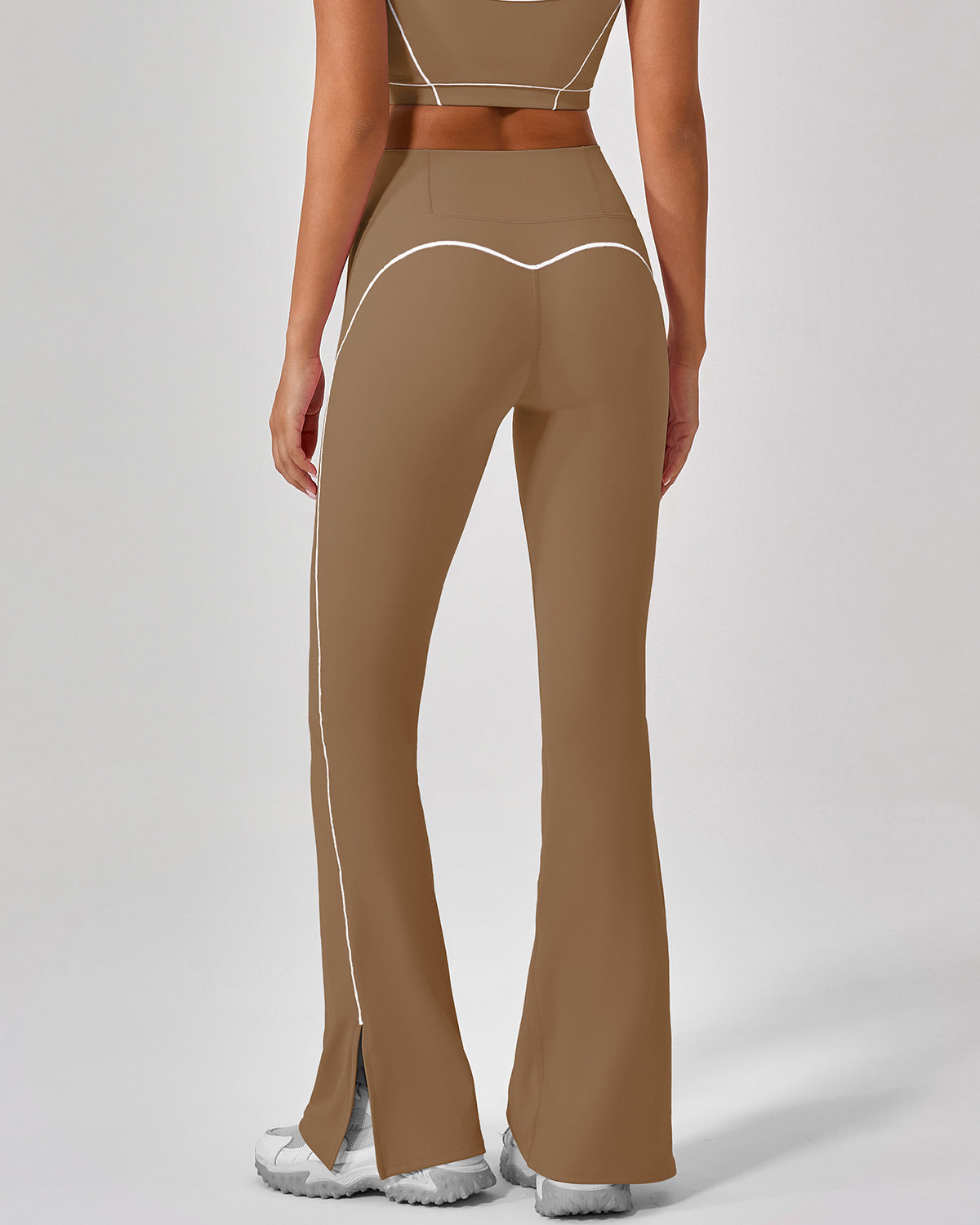 Ruby Flare Leggings - Brown