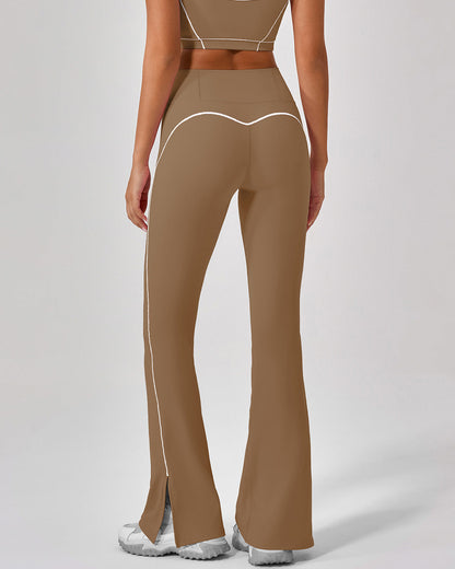 Ruby Flare Leggings - Brown