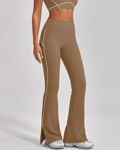Ruby Flare Leggings - Brown
