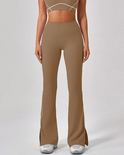 Ruby Flare Leggings - Brown