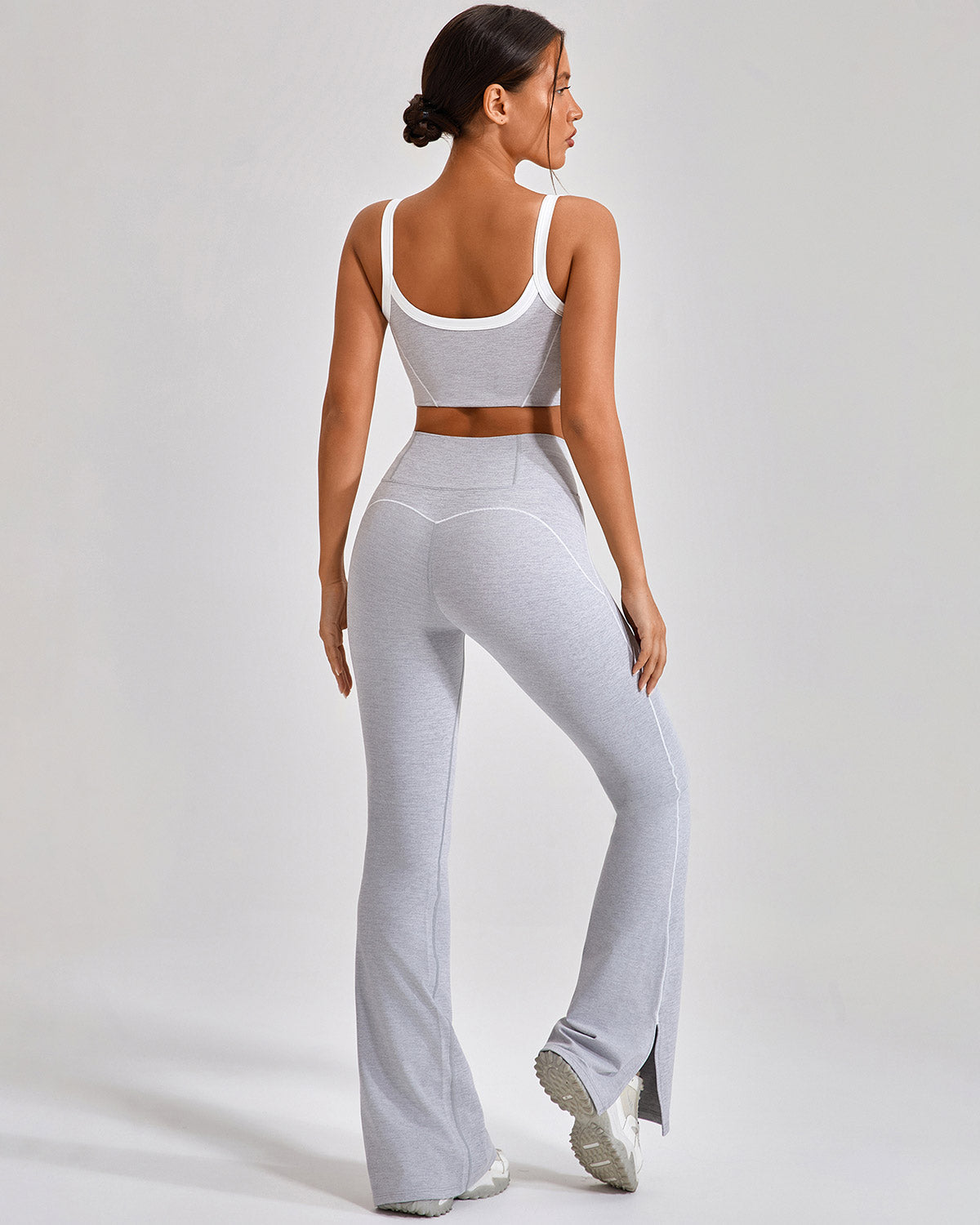 Ruby Flare Leggings - Grey