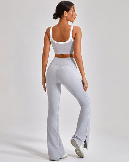 Ruby Flare Leggings - Grey