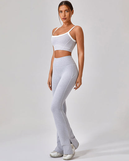 Ruby Flare Leggings - Grey