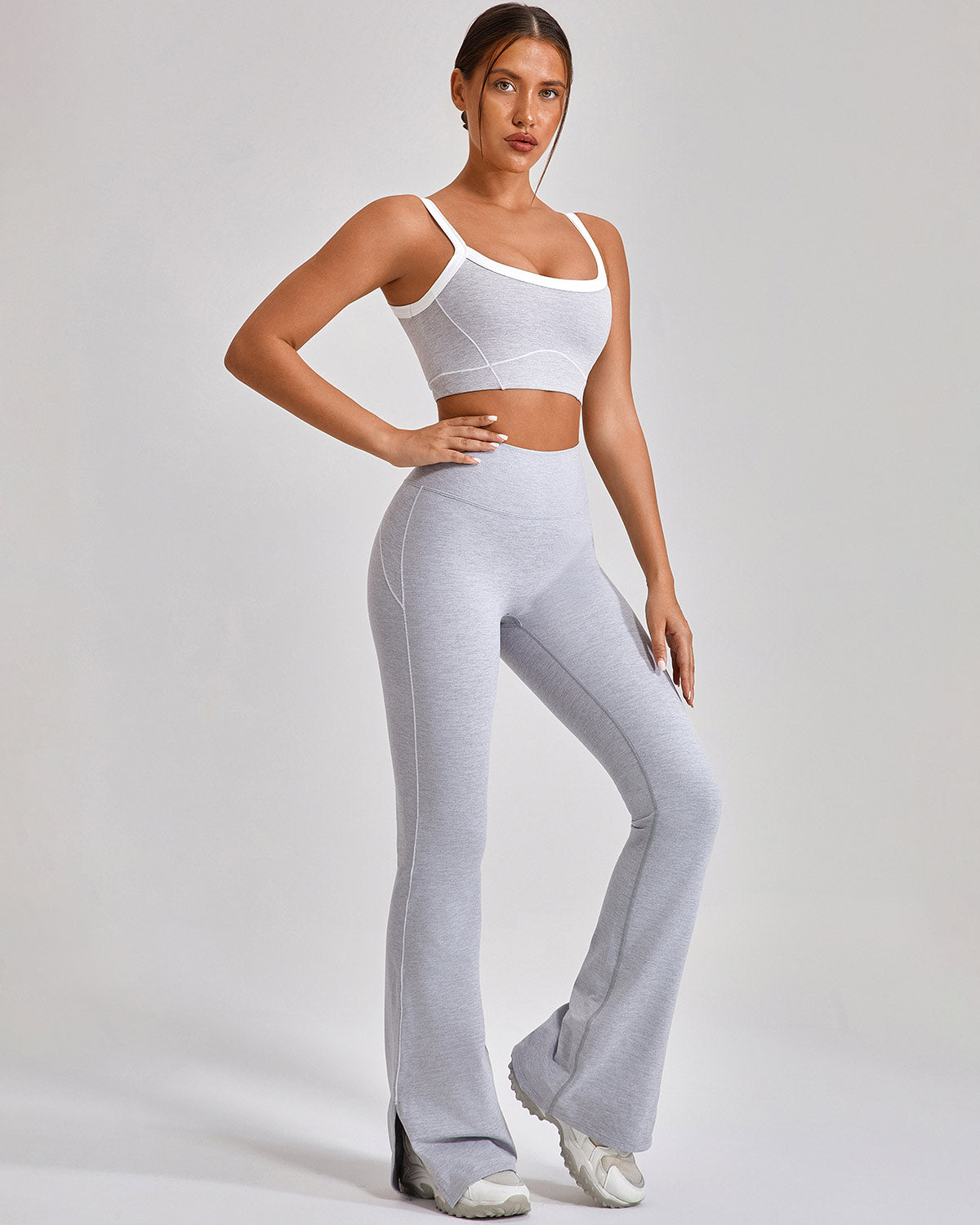 Ruby Flare Leggings - Grey