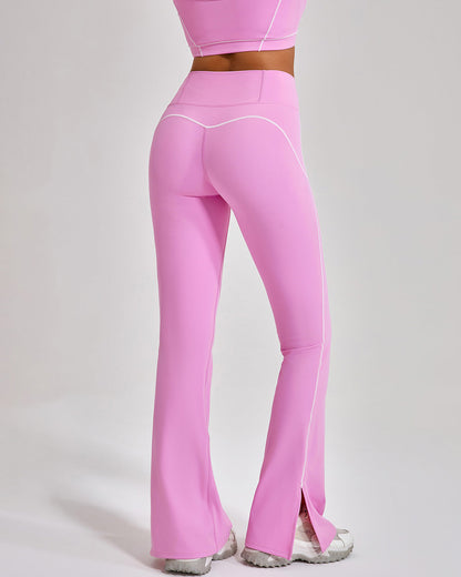 Ruby Flare Leggings - Pink