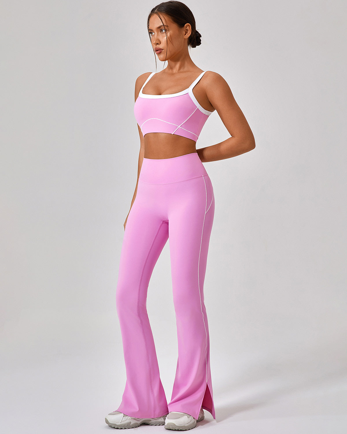 Ruby Flare Leggings - Pink