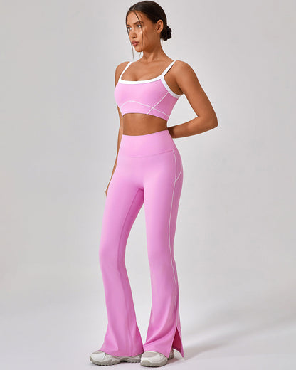 Ruby Flare Leggings - Pink