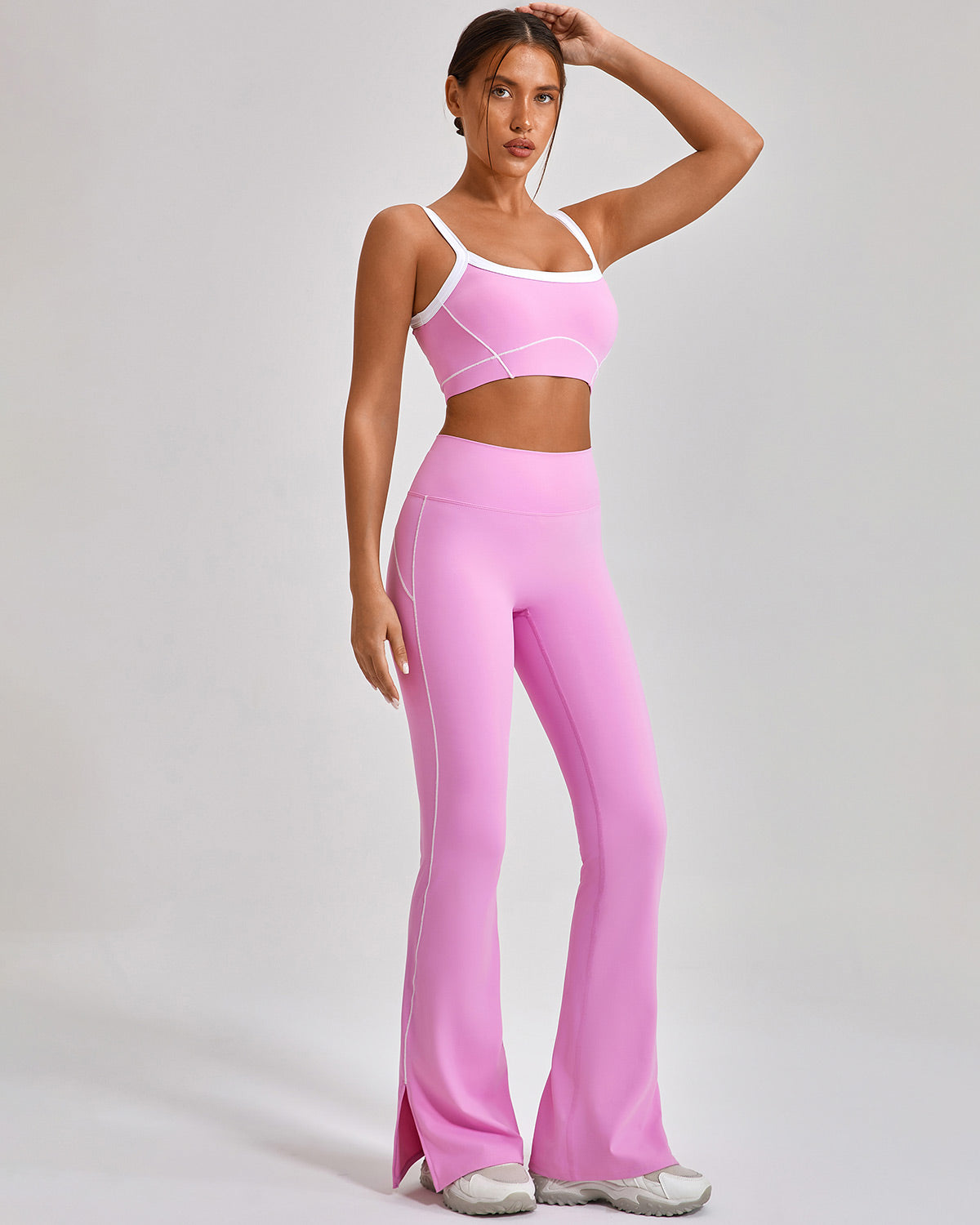 Ruby Flare Leggings - Pink