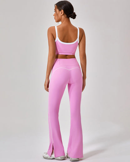 Ruby Flare Leggings - Pink