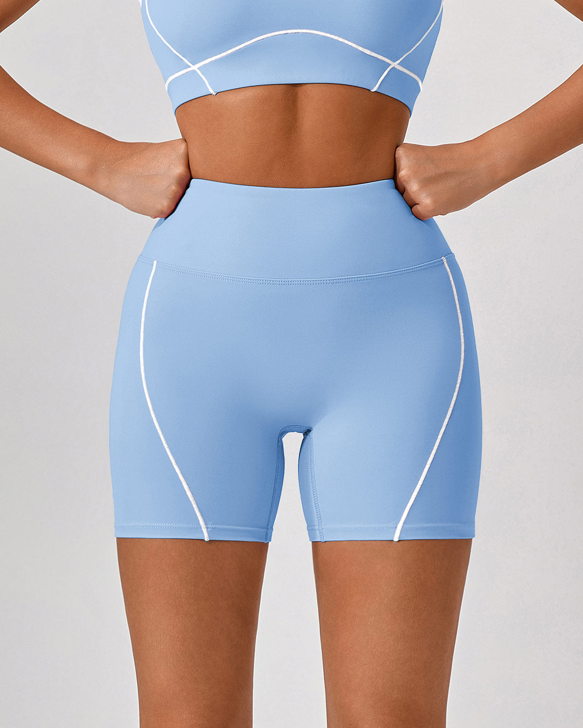 Ruby Seamless Shorts - Blue