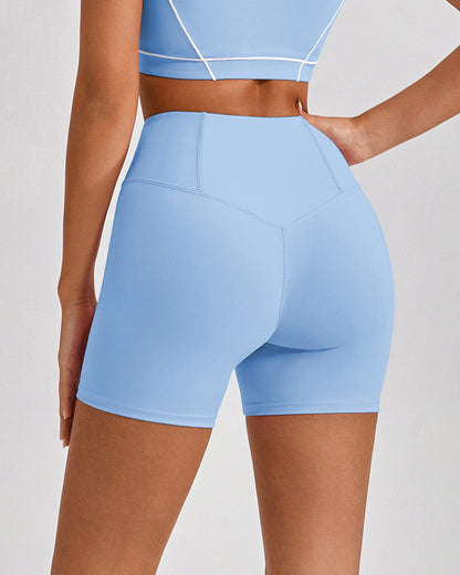 Ruby Seamless Shorts - Blue