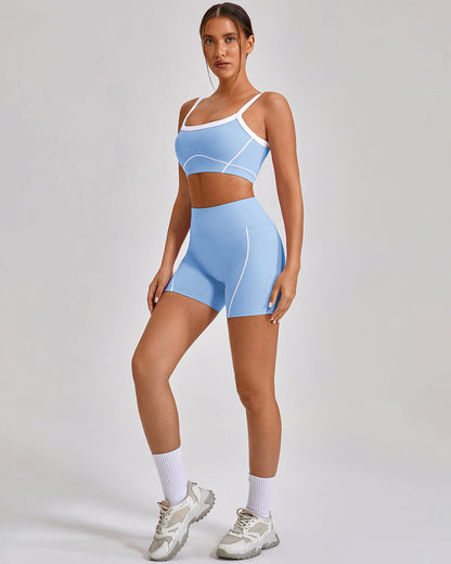 Ruby Seamless Shorts - Blue