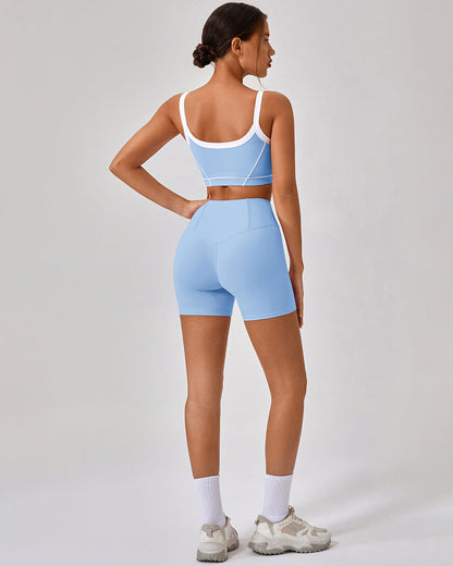 Ruby Seamless Shorts - Blue