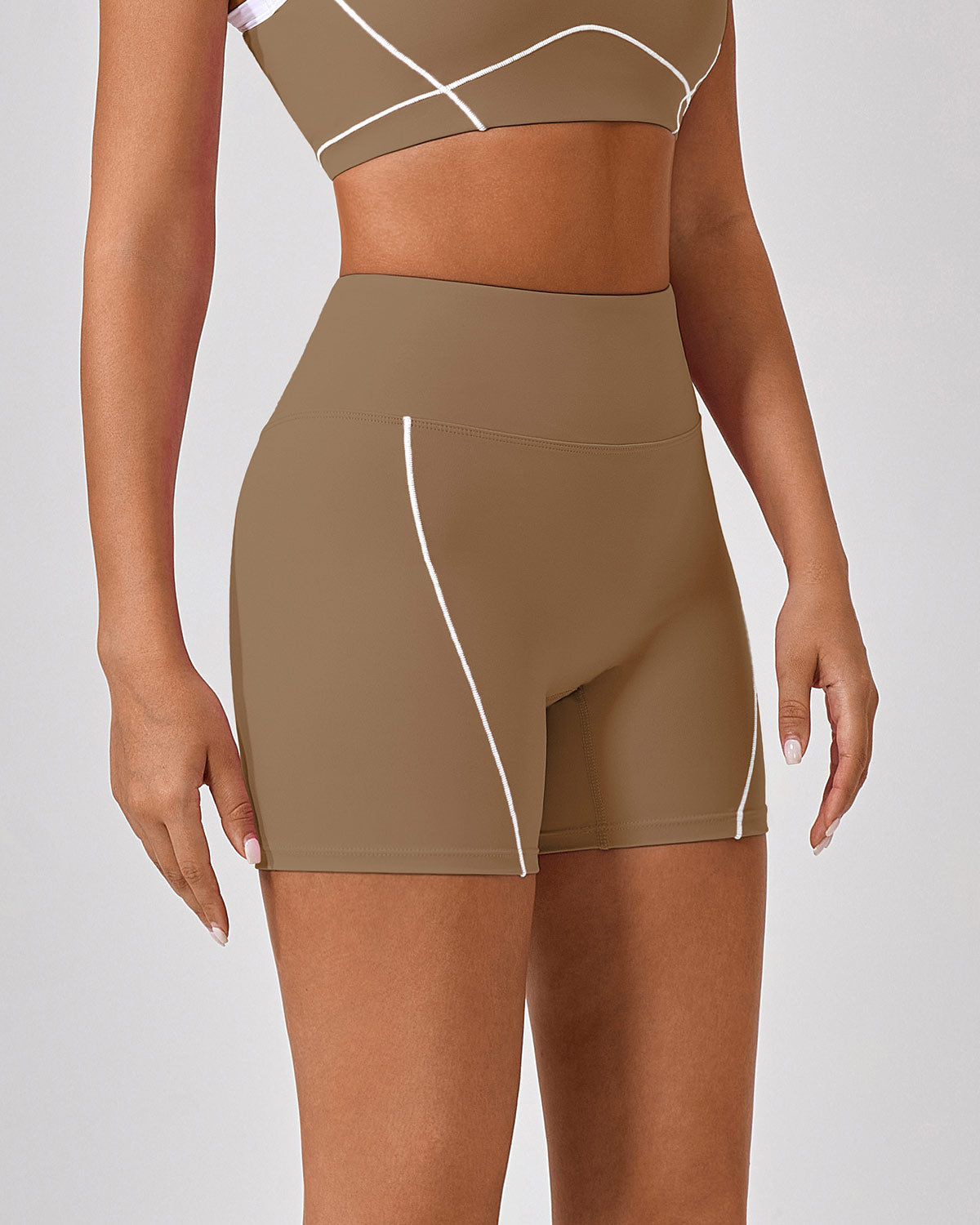 Ruby Seamless Shorts - Brown