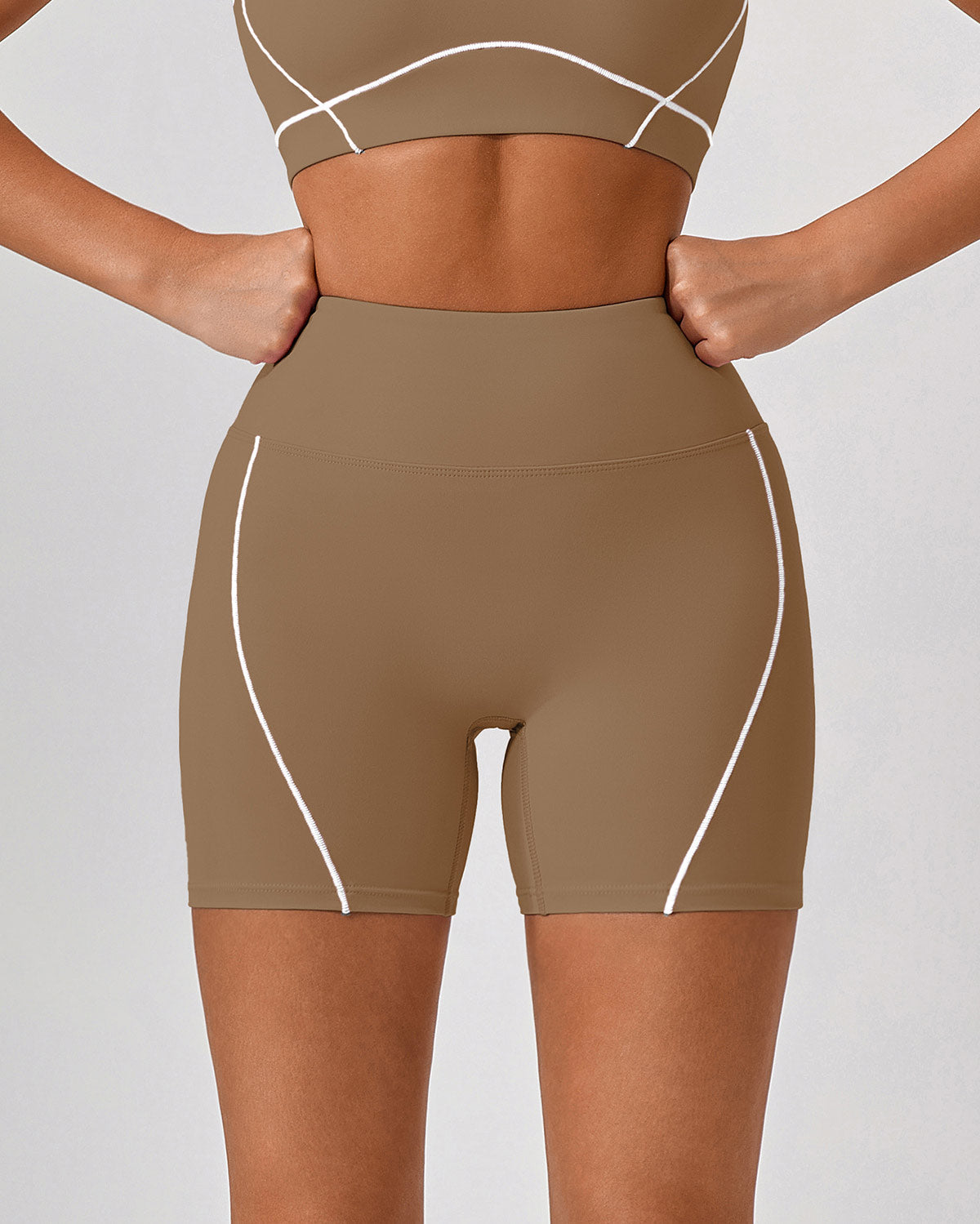 Ruby Seamless Shorts - Brown
