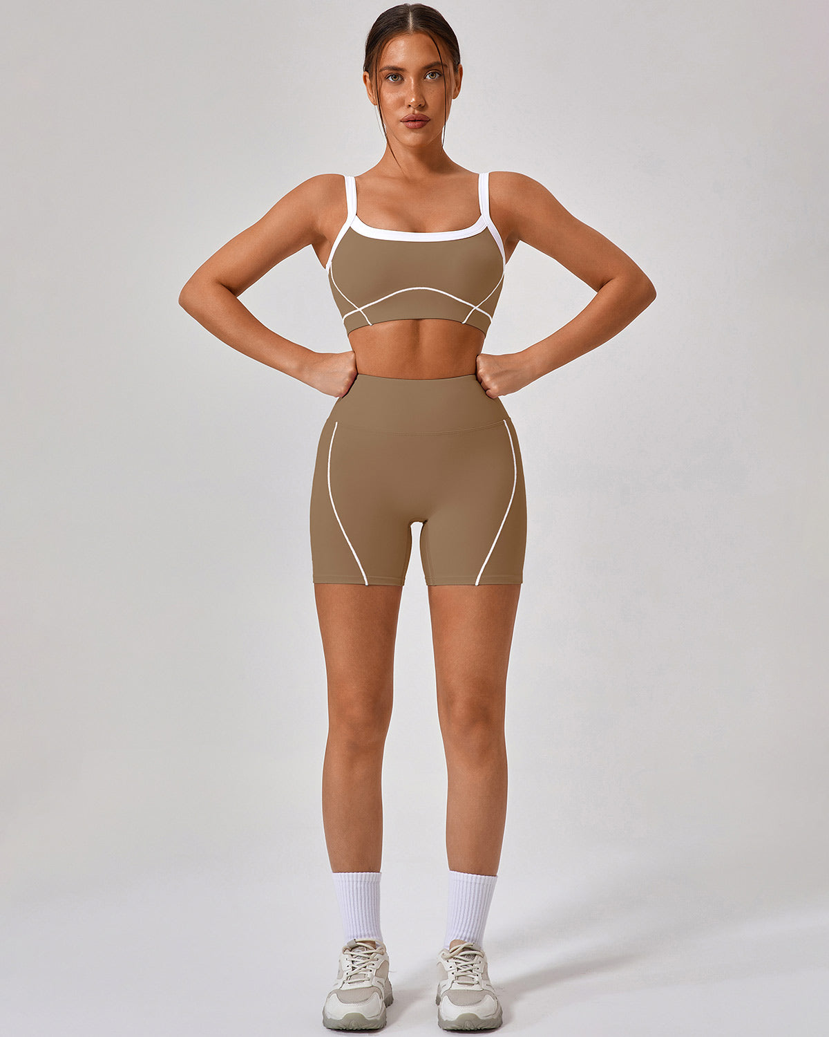 Ruby Seamless Shorts - Brown