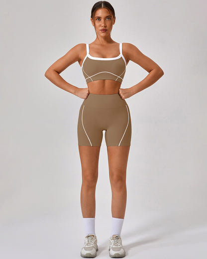 Ruby Seamless Shorts - Brown