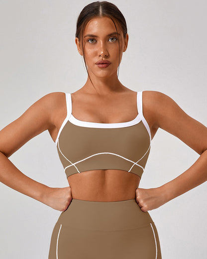 Ruby Sports Bra - Brown