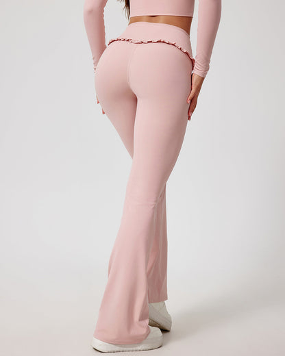Seraphina Flare Leggings - Pink