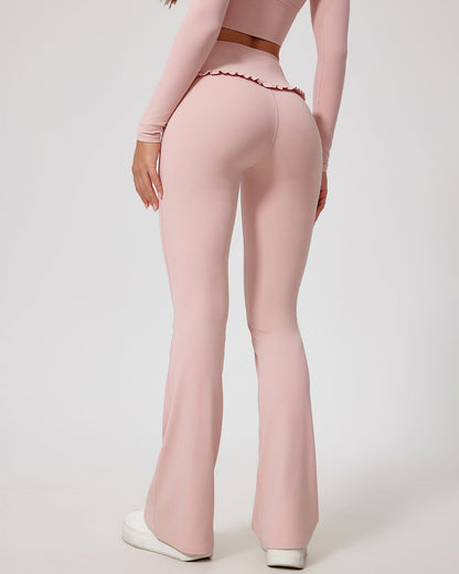 Seraphina Flare Leggings - Pink