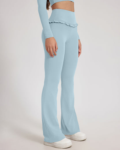 Seraphina Flare Leggings - Sky Blue