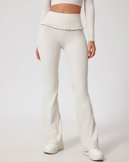 Seraphina Flare Leggings - White