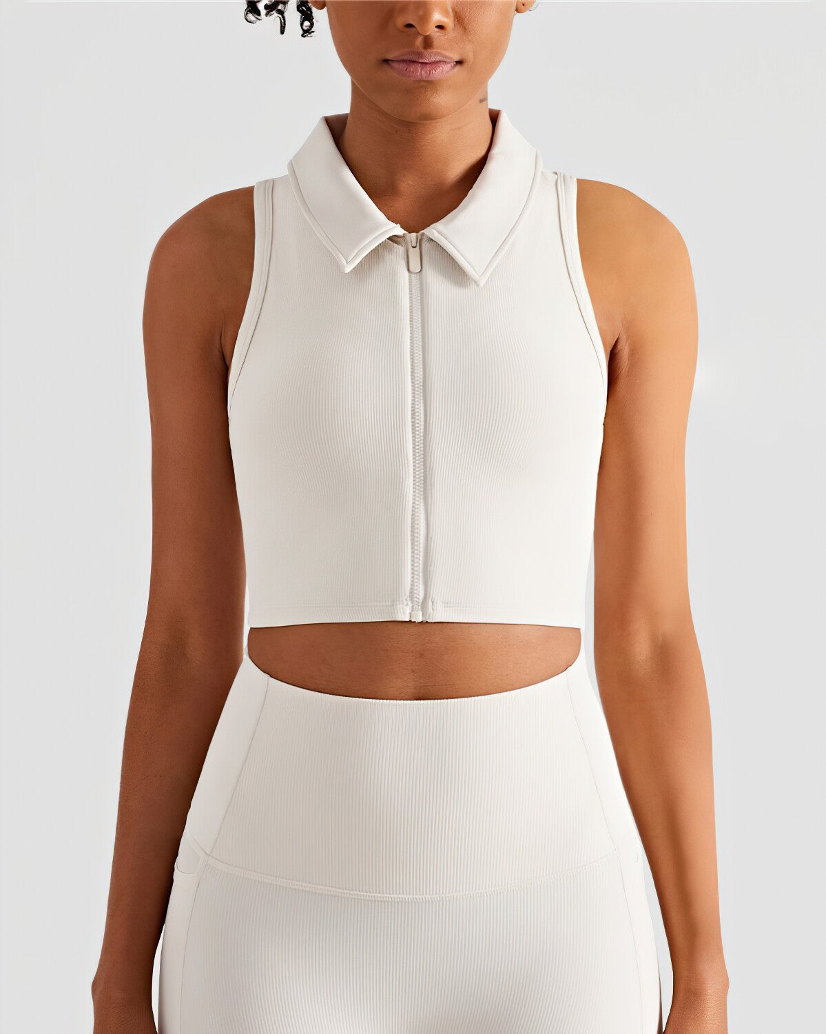 Skyla Crop Top - White
