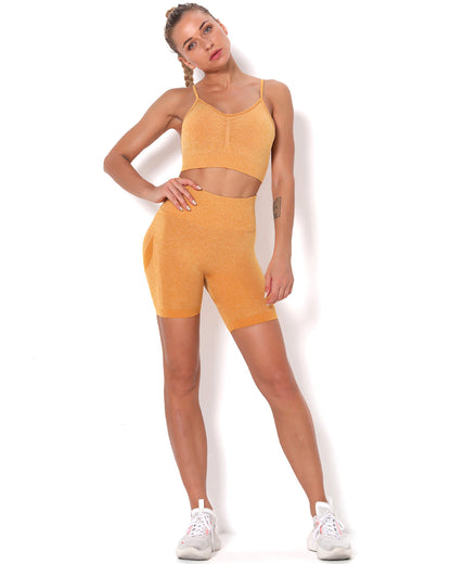 Amplify Scrunch Seamless Shorts - Yellow