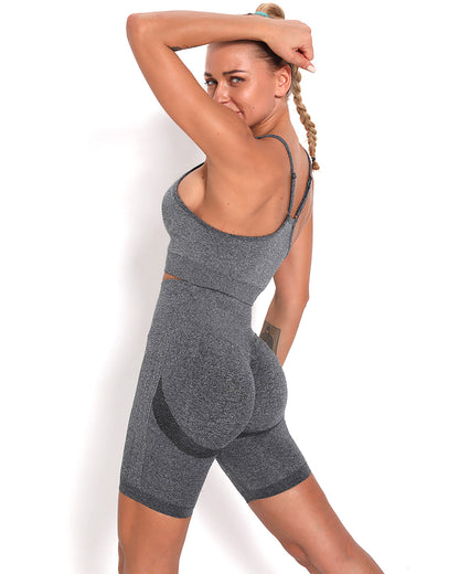 Amplify Scrunch Seamless Shorts - Dark Gray