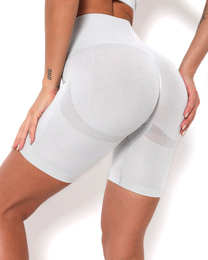 Amplify Scrunch Seamless Shorts - Light Gray