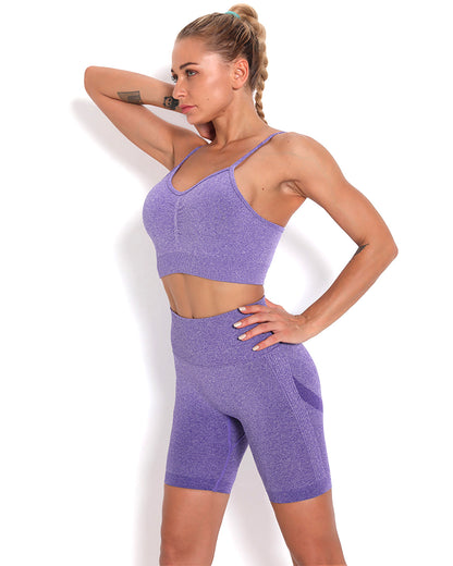 Amplify Scrunch Seamless Shorts - Purple