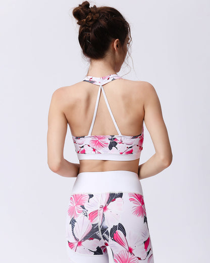 Dolce Flora Sports Bra - Hibiscus