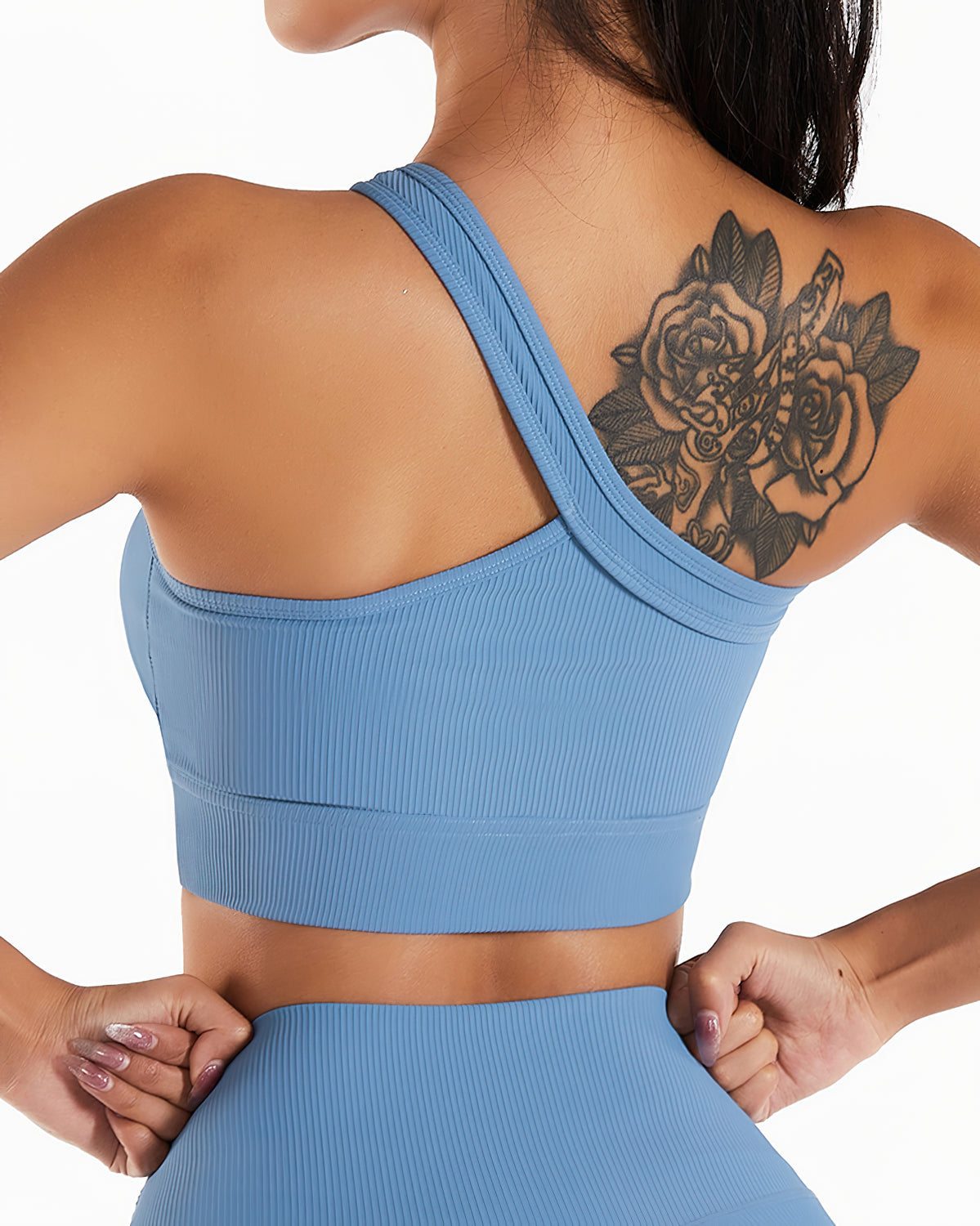 Eryn One-Shoulder Fitness Bra