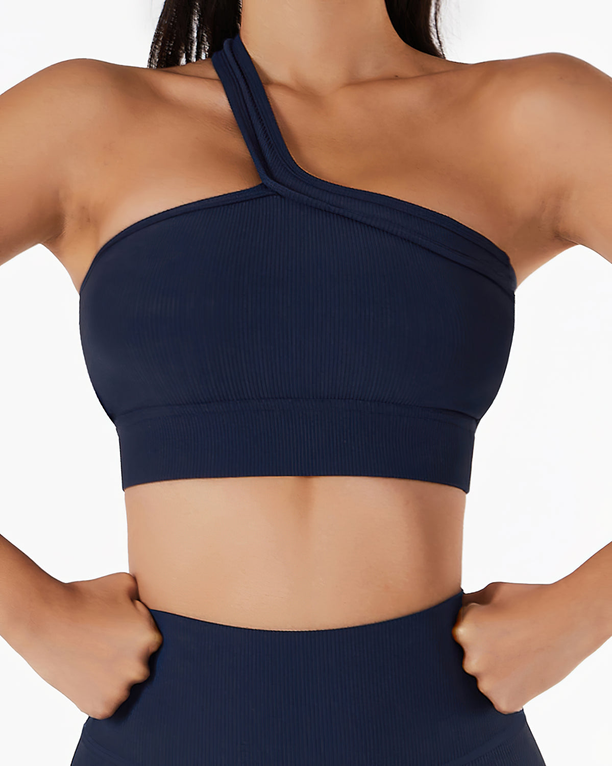 Eryn One-Shoulder Fitness Bra
