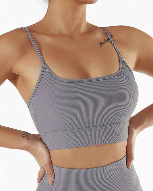 Eryn Sports Bra - Grey