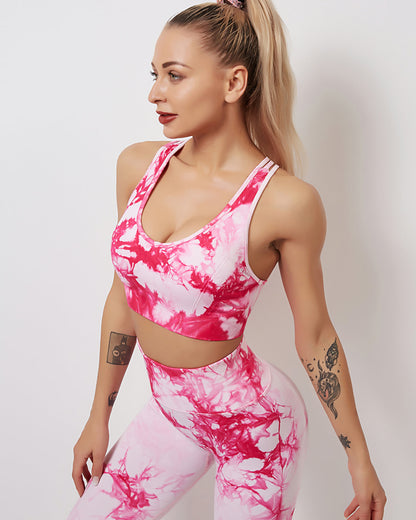Fojo Dye Sports Bra - Pink
