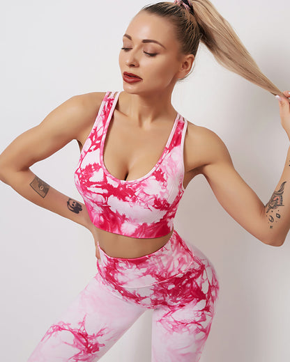 Fojo Dye Sports Bra - Pink