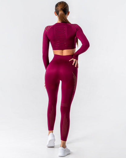 Gracey Hollow Out Seamless Leggings