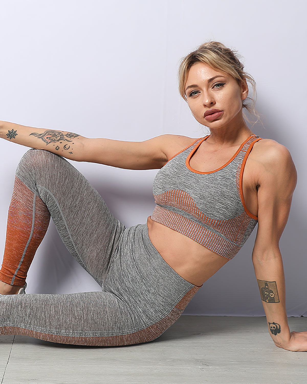 Harmony Seamless Sports Bra - Orange