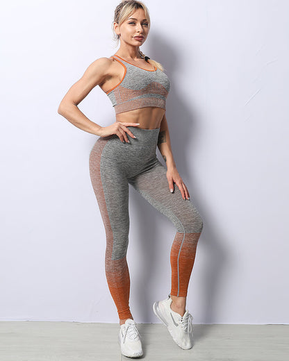 Harmony Seamless Sports Bra - Orange