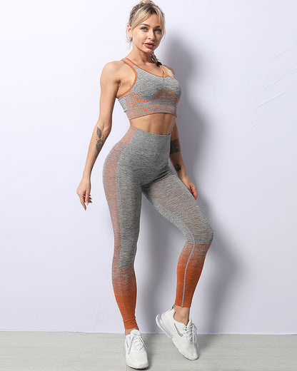 Harmony Seamless Sports Bra - Orange